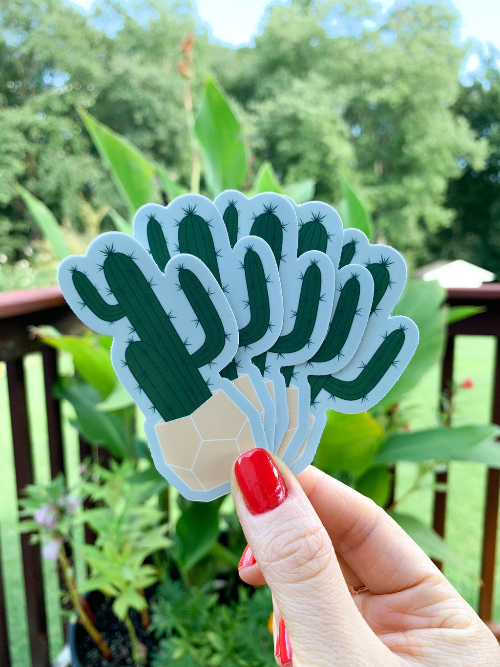 Cactus Plant Sticker