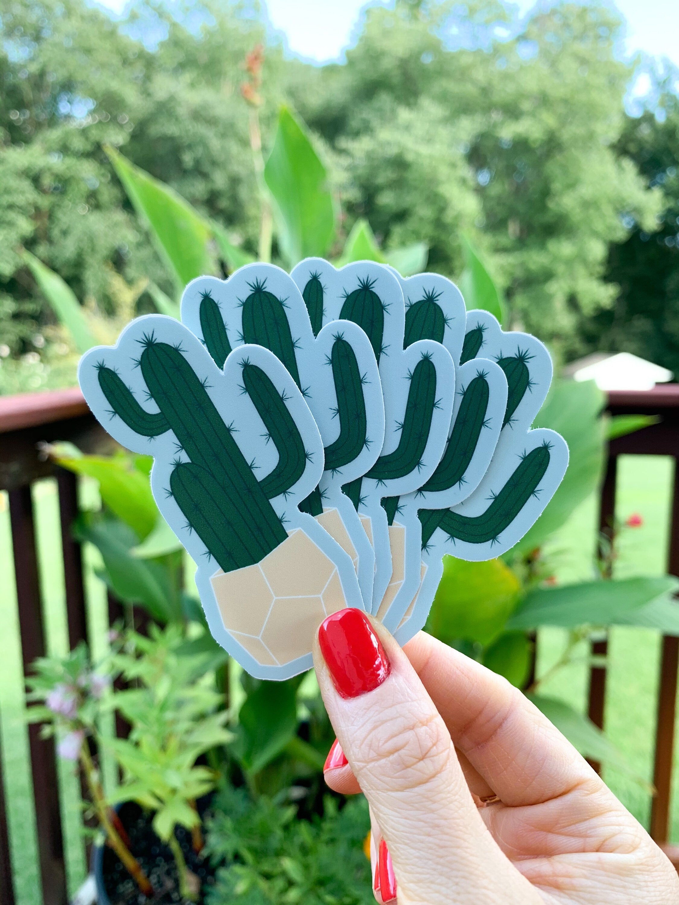Cactus Plant Sticker