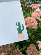 cactus illustration of inside of card