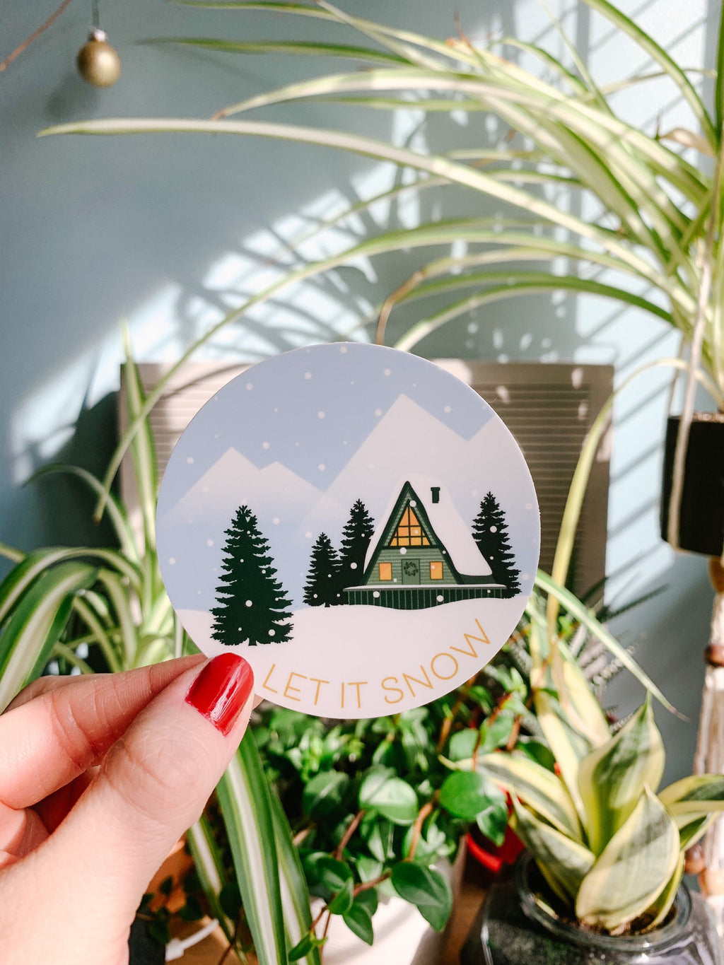 Let it Snow 3” Sticker