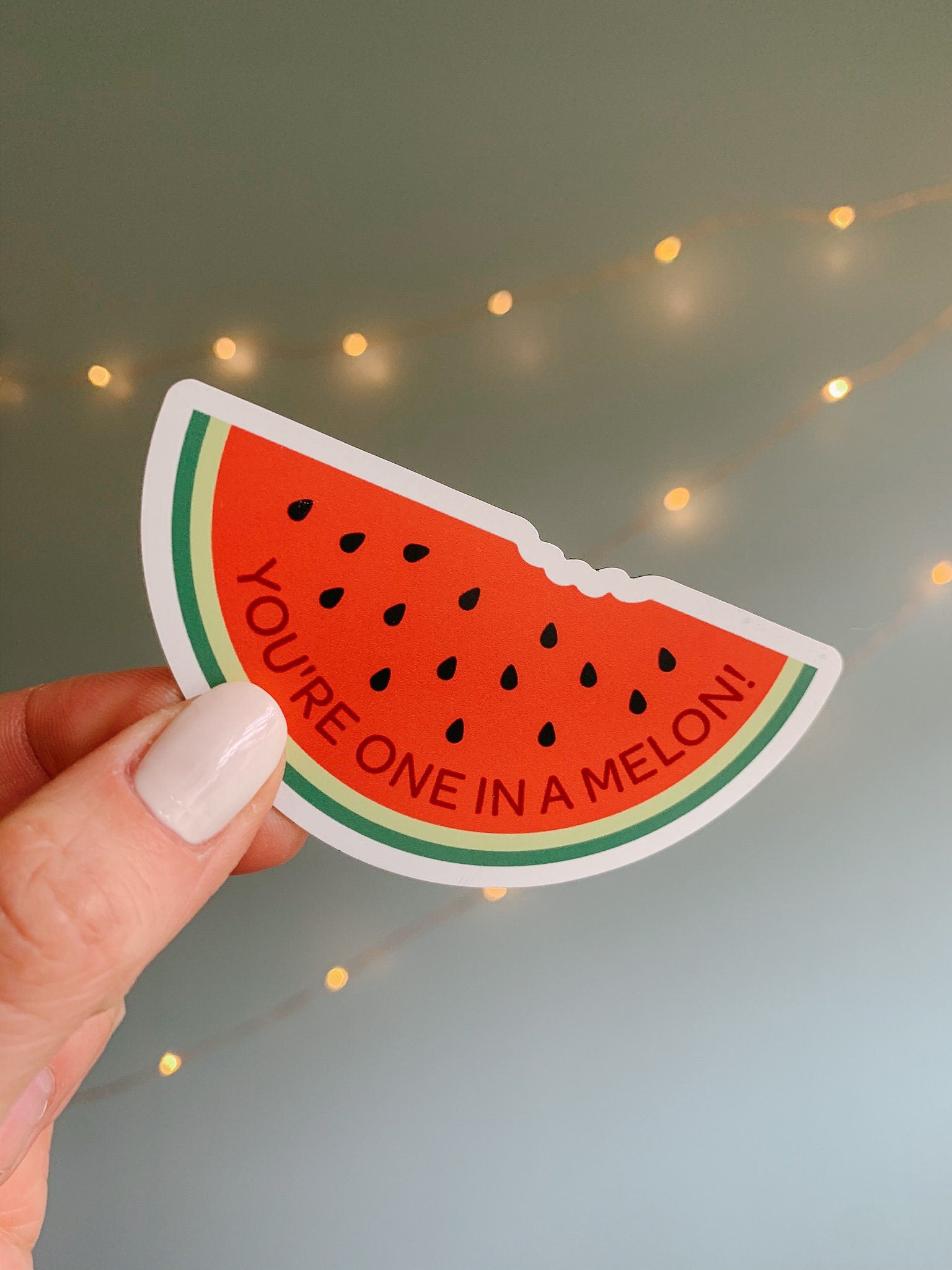 You're One in a Melon Watermelon Magnet