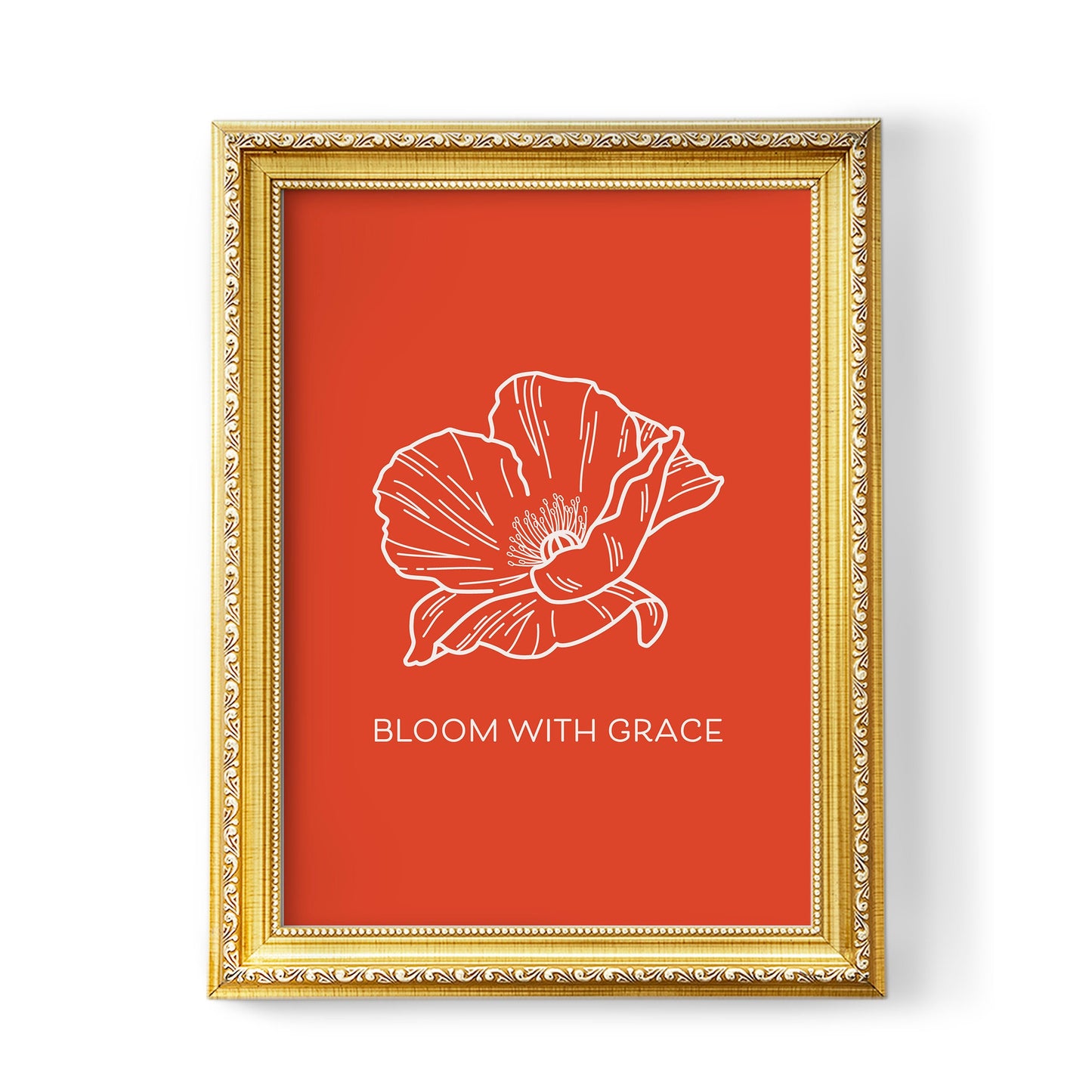 Bloom in Grace Poppy Prints