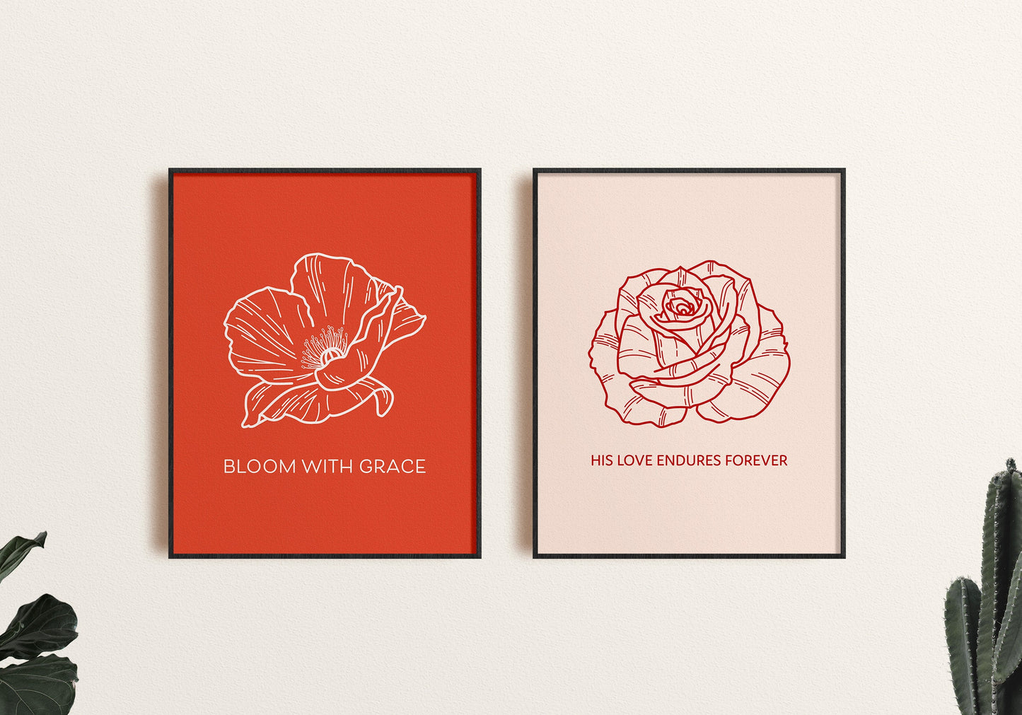 Bloom in Grace Poppy Prints