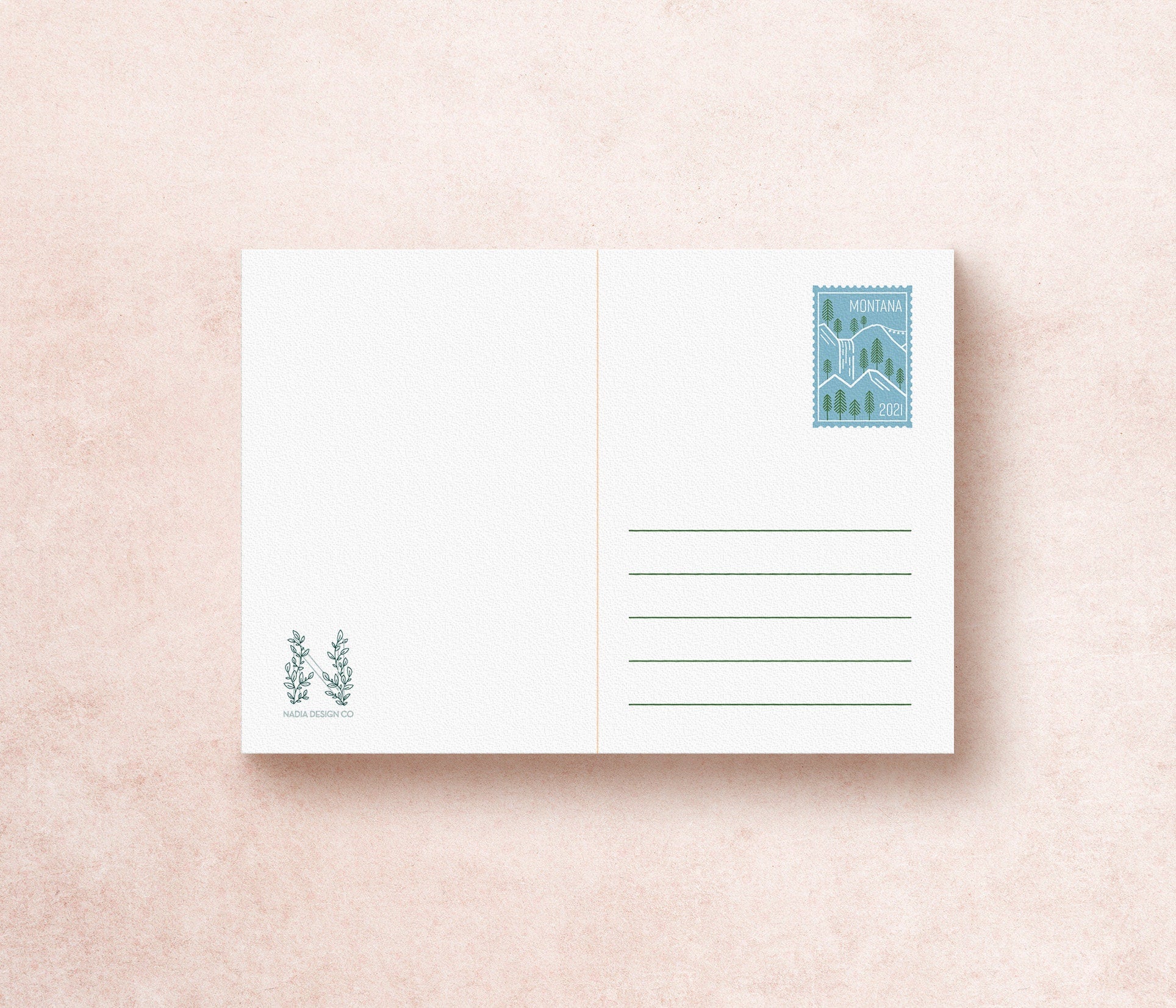 Montana Travel Postcard