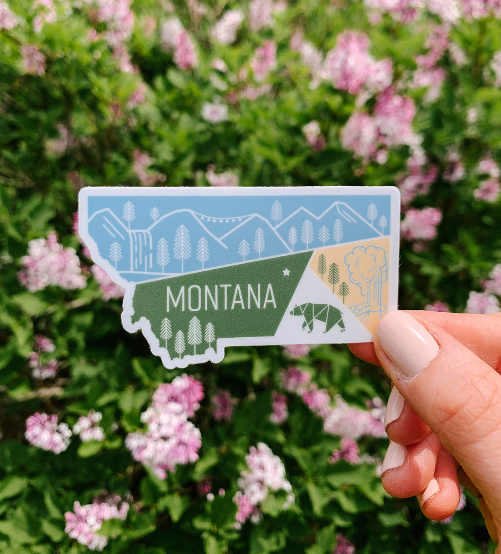 Montana State Sticker