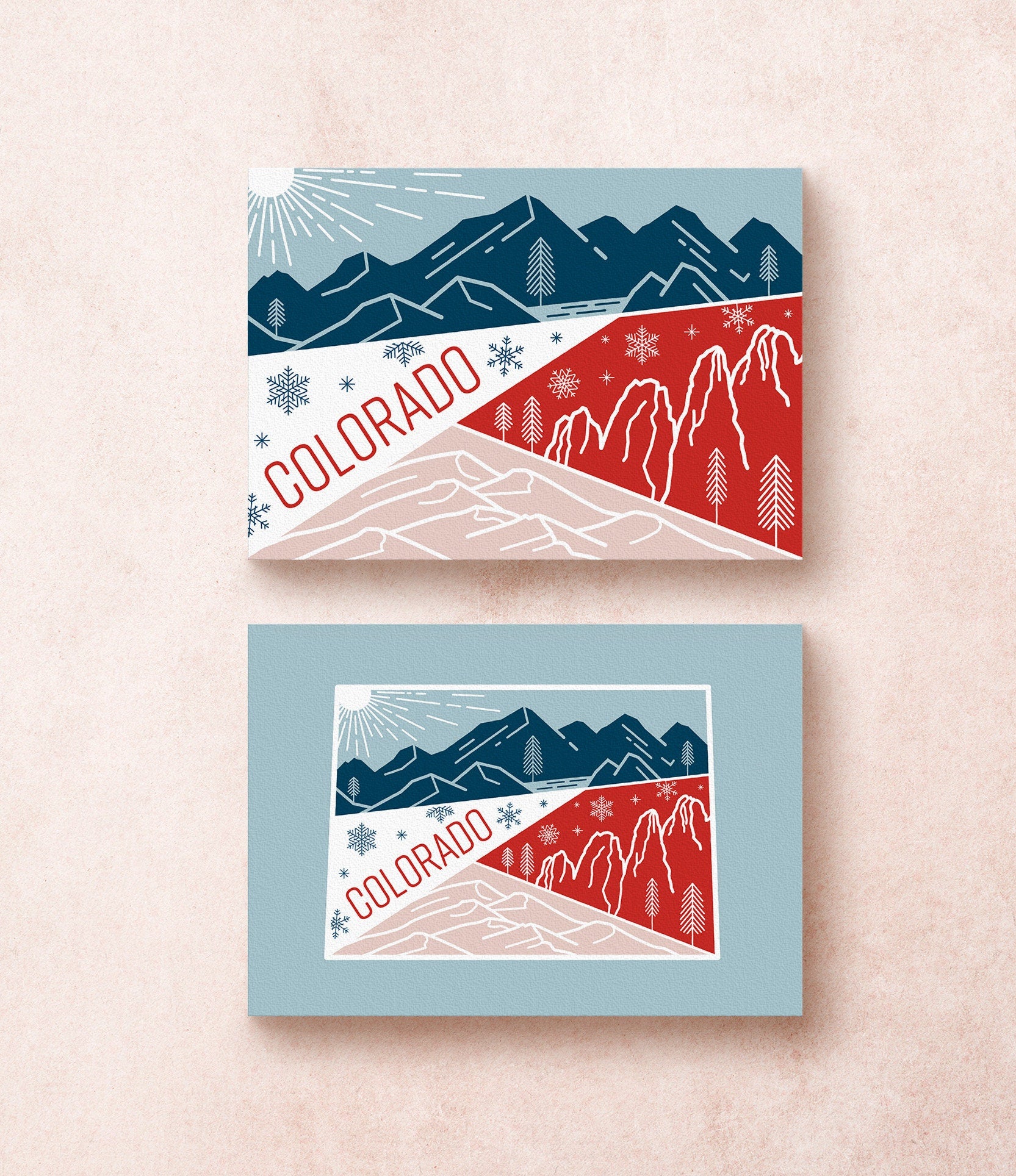 Colorado State Postcard