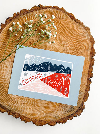 Colorado State Postcard