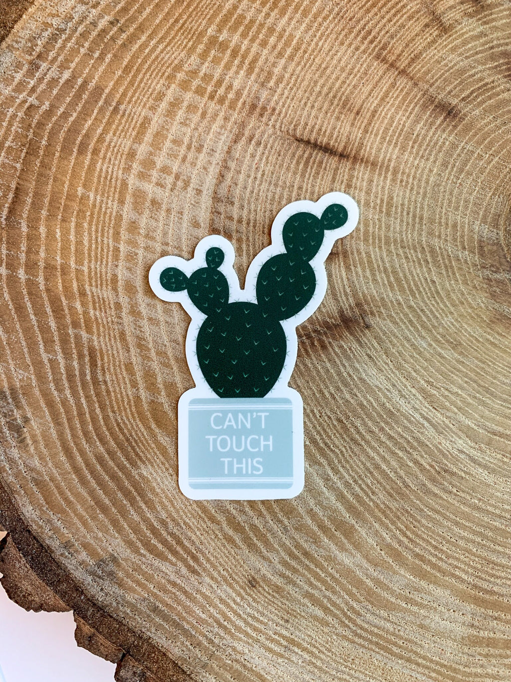 Can't Touch This Cactus Sticker