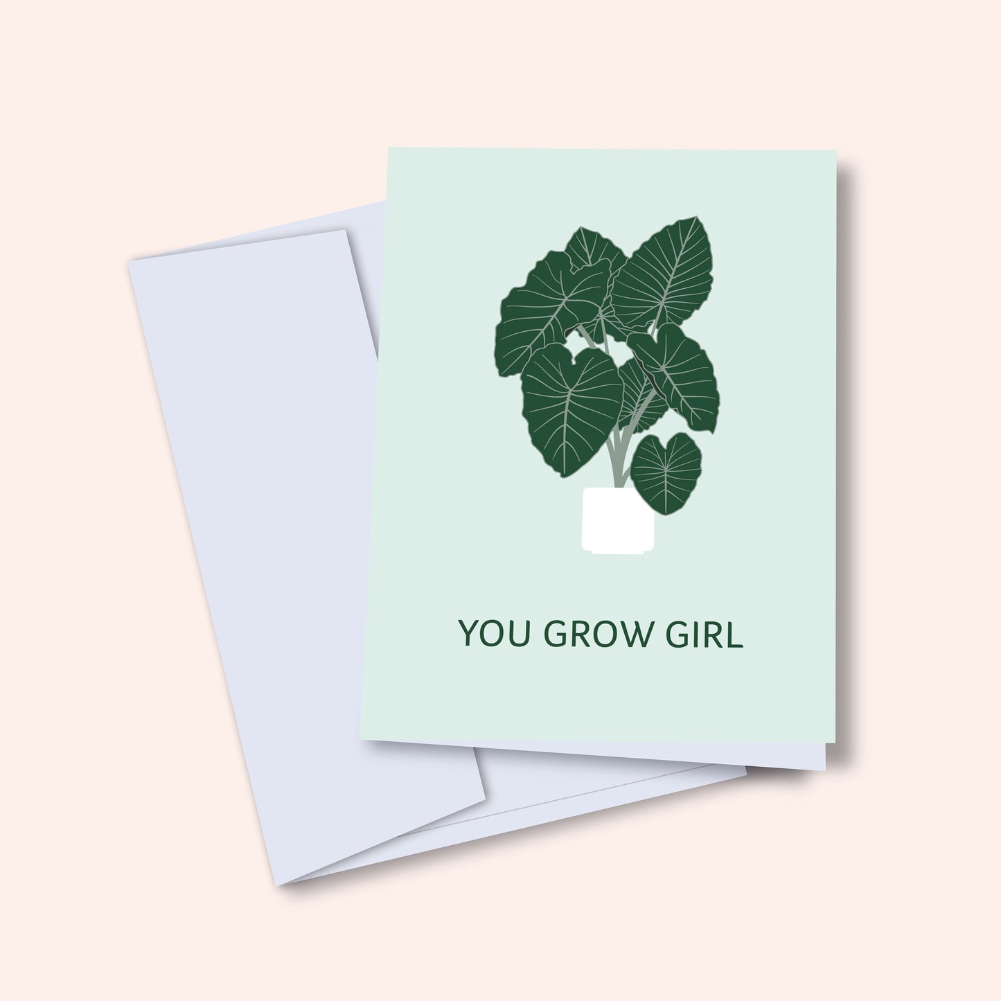 You Grow Girl Greeting Card