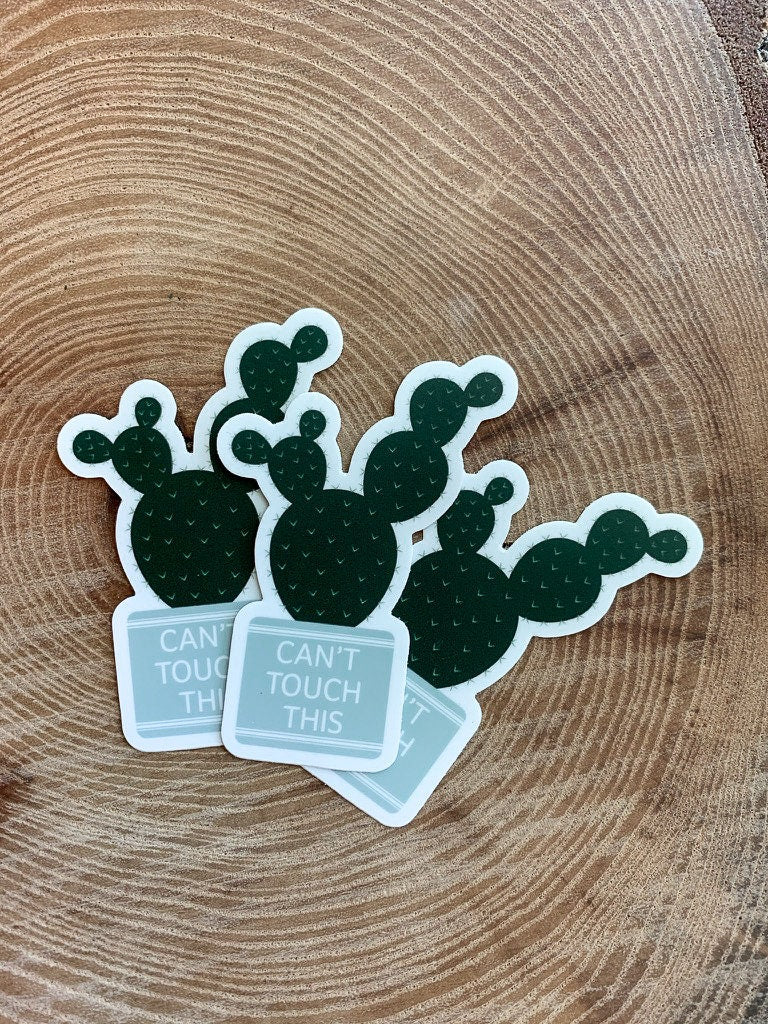 Can't Touch This Cactus Sticker