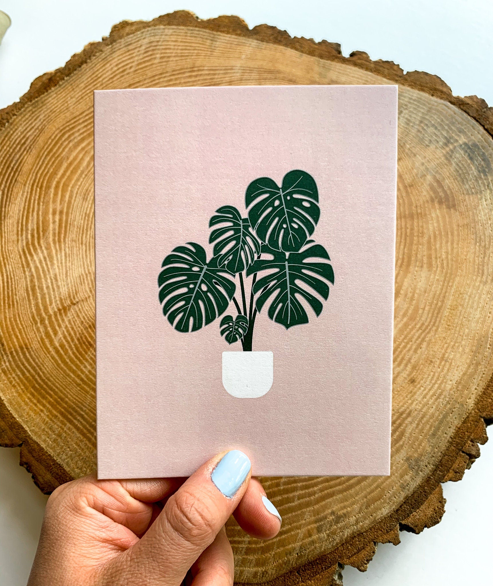Monstera Greeting Card