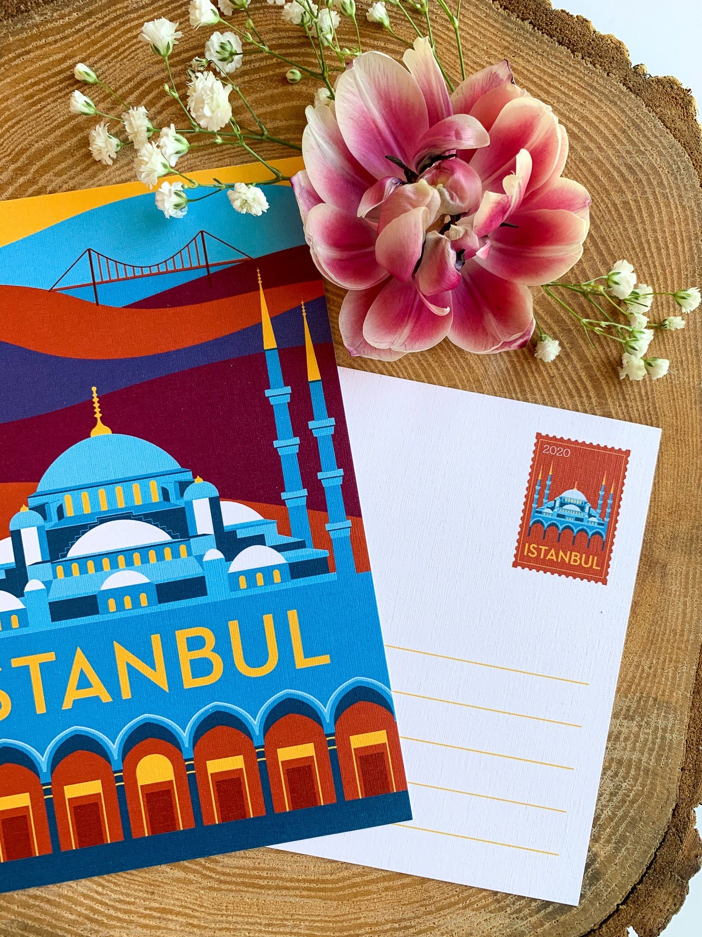 Istanbul Travel Postcard