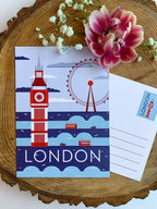 London Travel Postcard