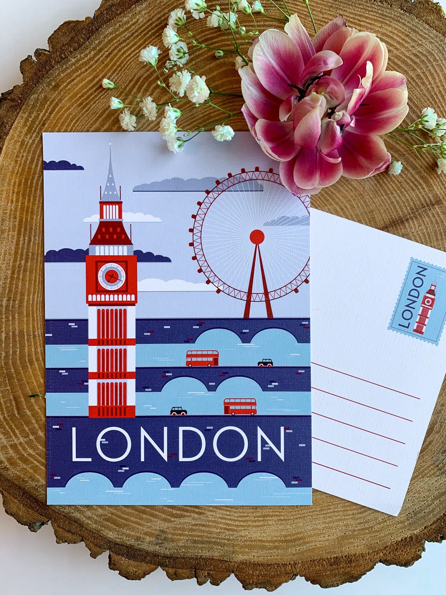 London Travel Postcard