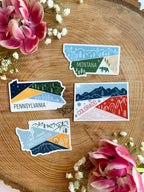 Colorado State Geometric Sticker