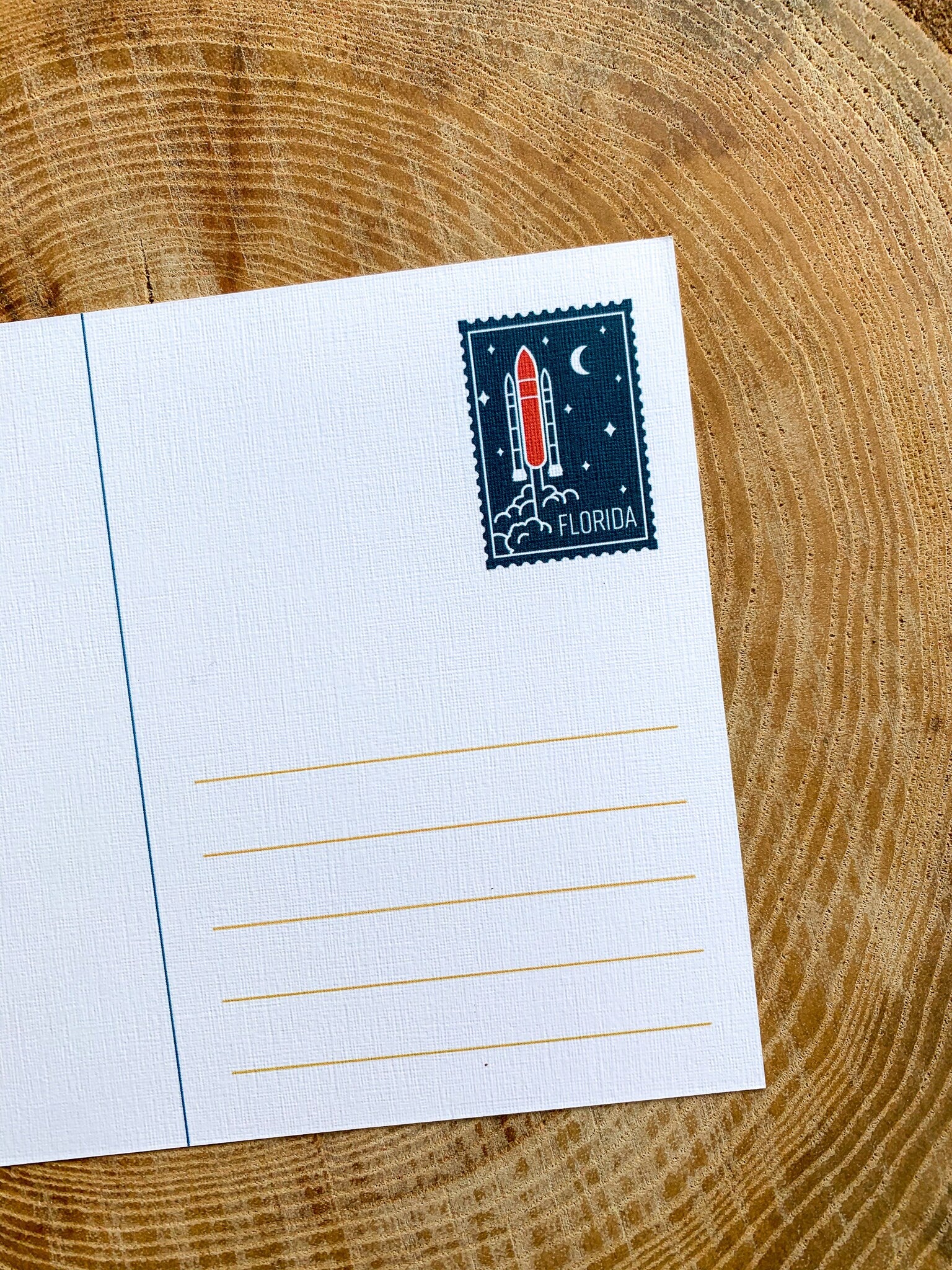 Florida State Geometric Postcard