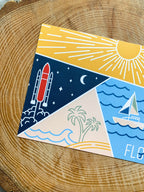 Florida State Geometric Postcard