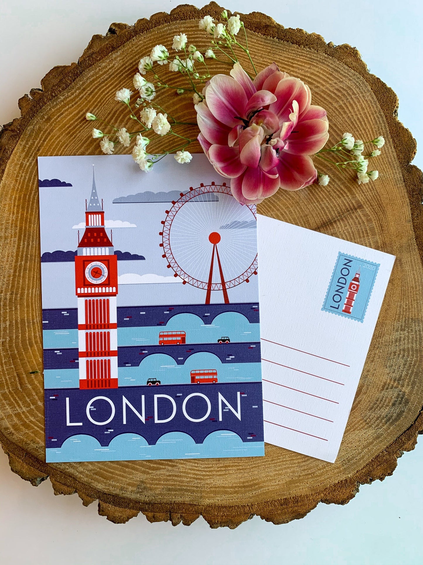 London Travel Postcard