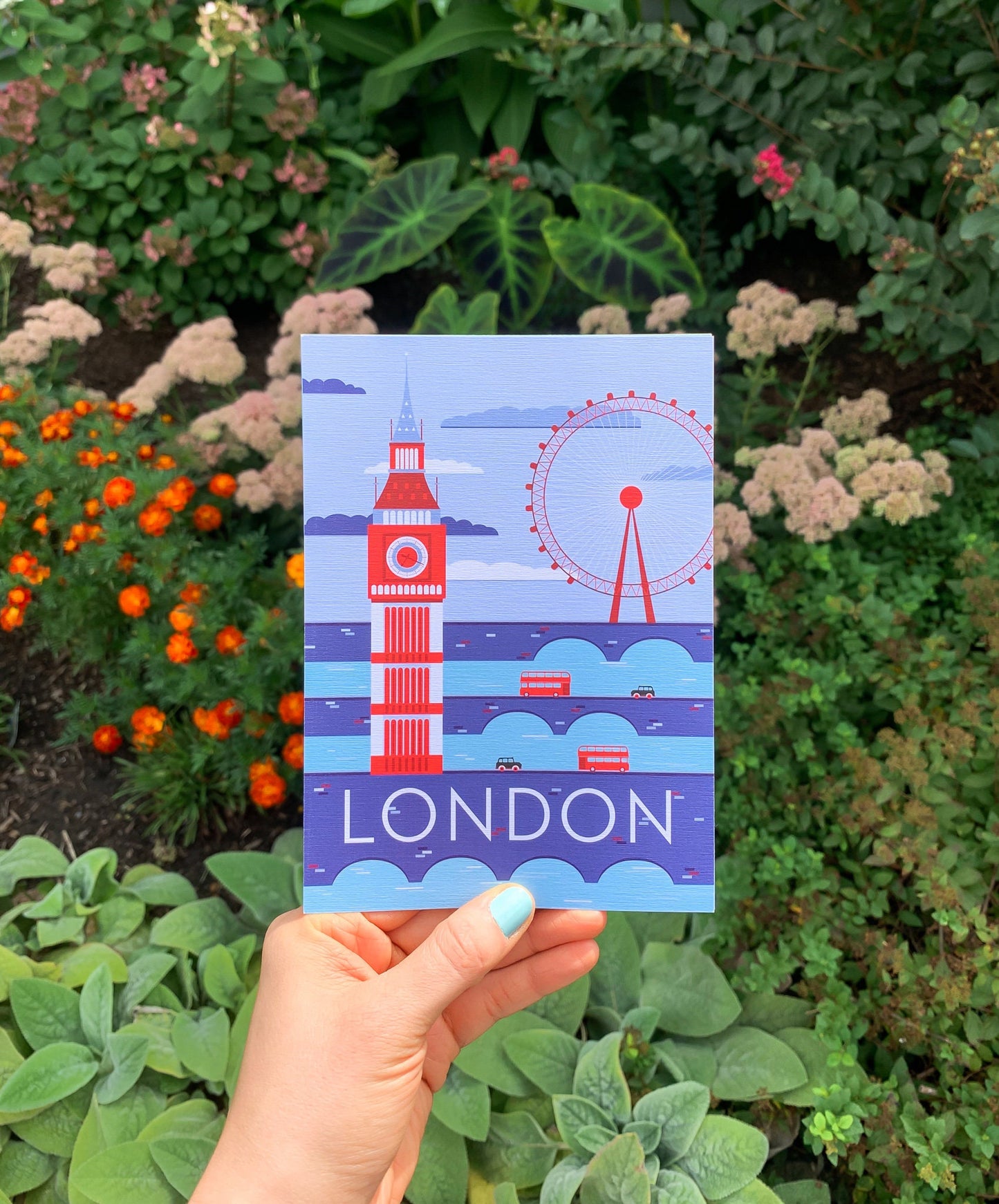 London Travel Postcard