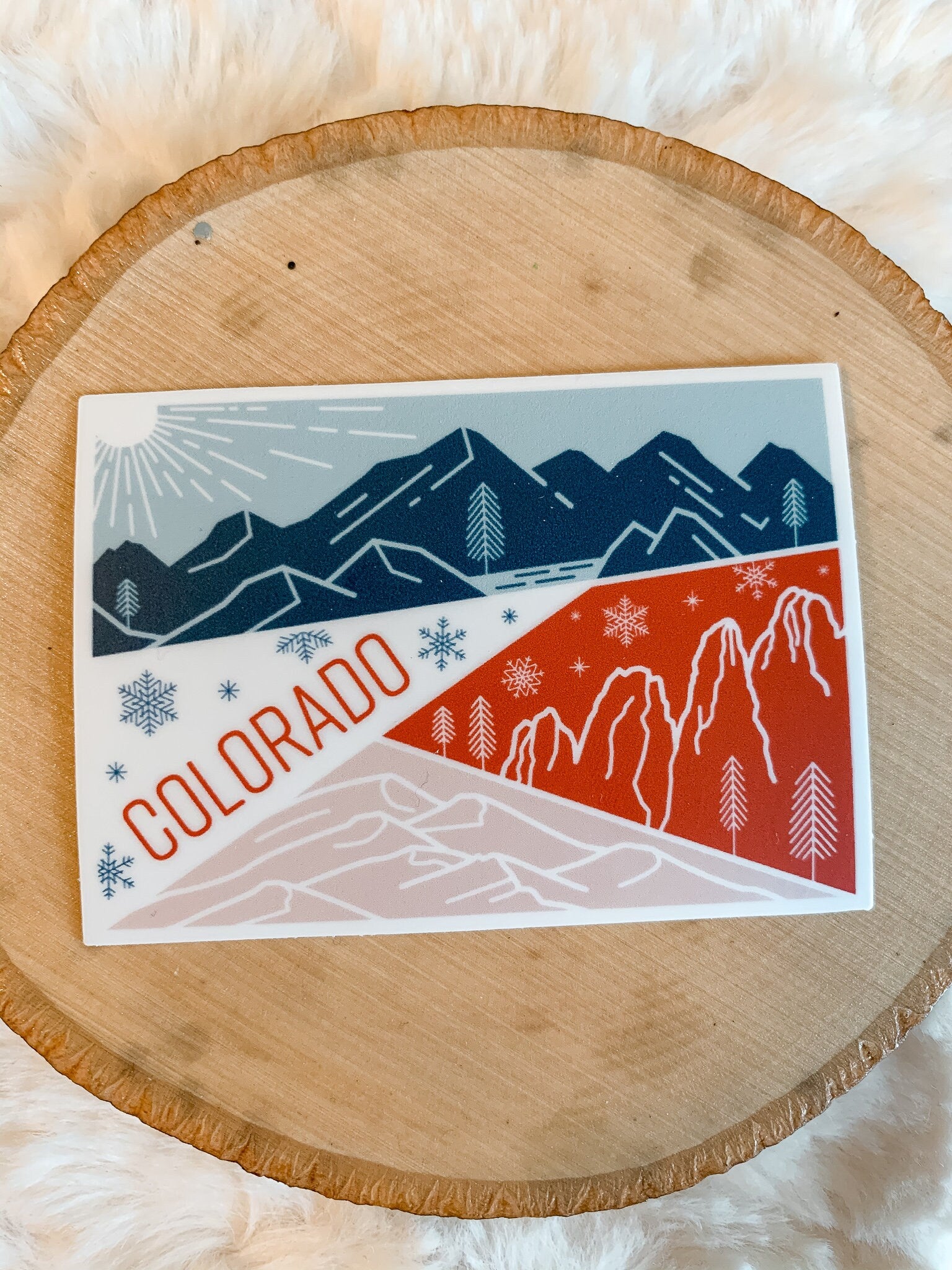 Colorado State Geometric Sticker