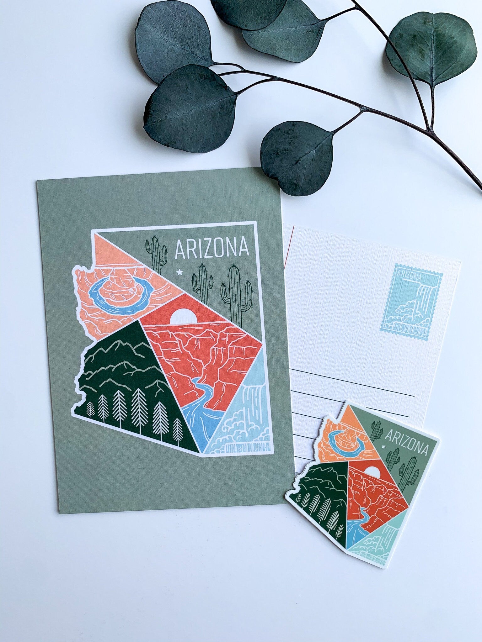 Arizona Travel Postcard