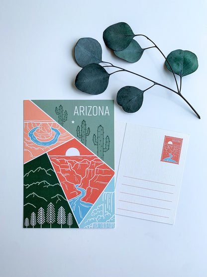 Arizona State Postcard