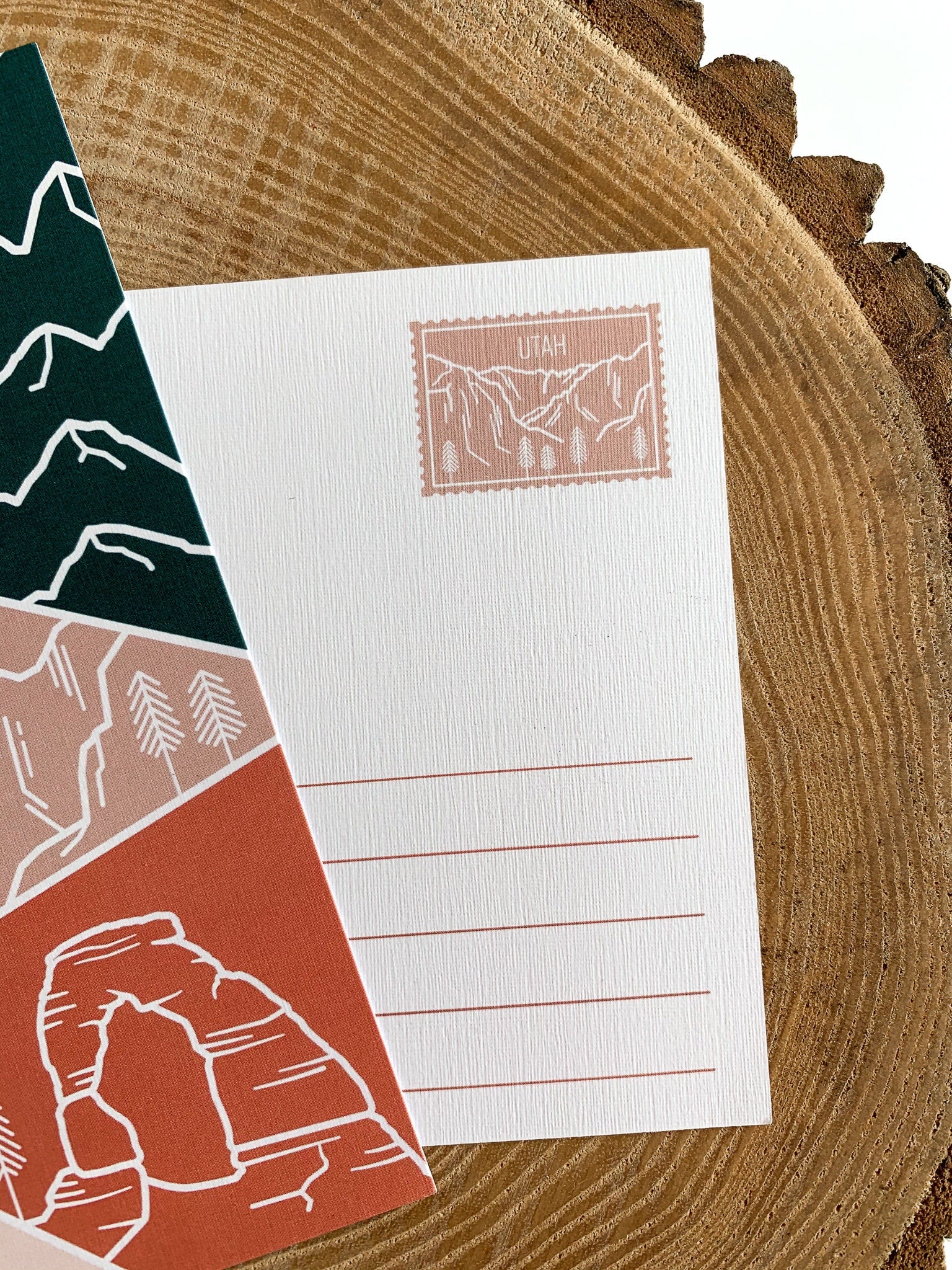 Utah State Travel Postcard