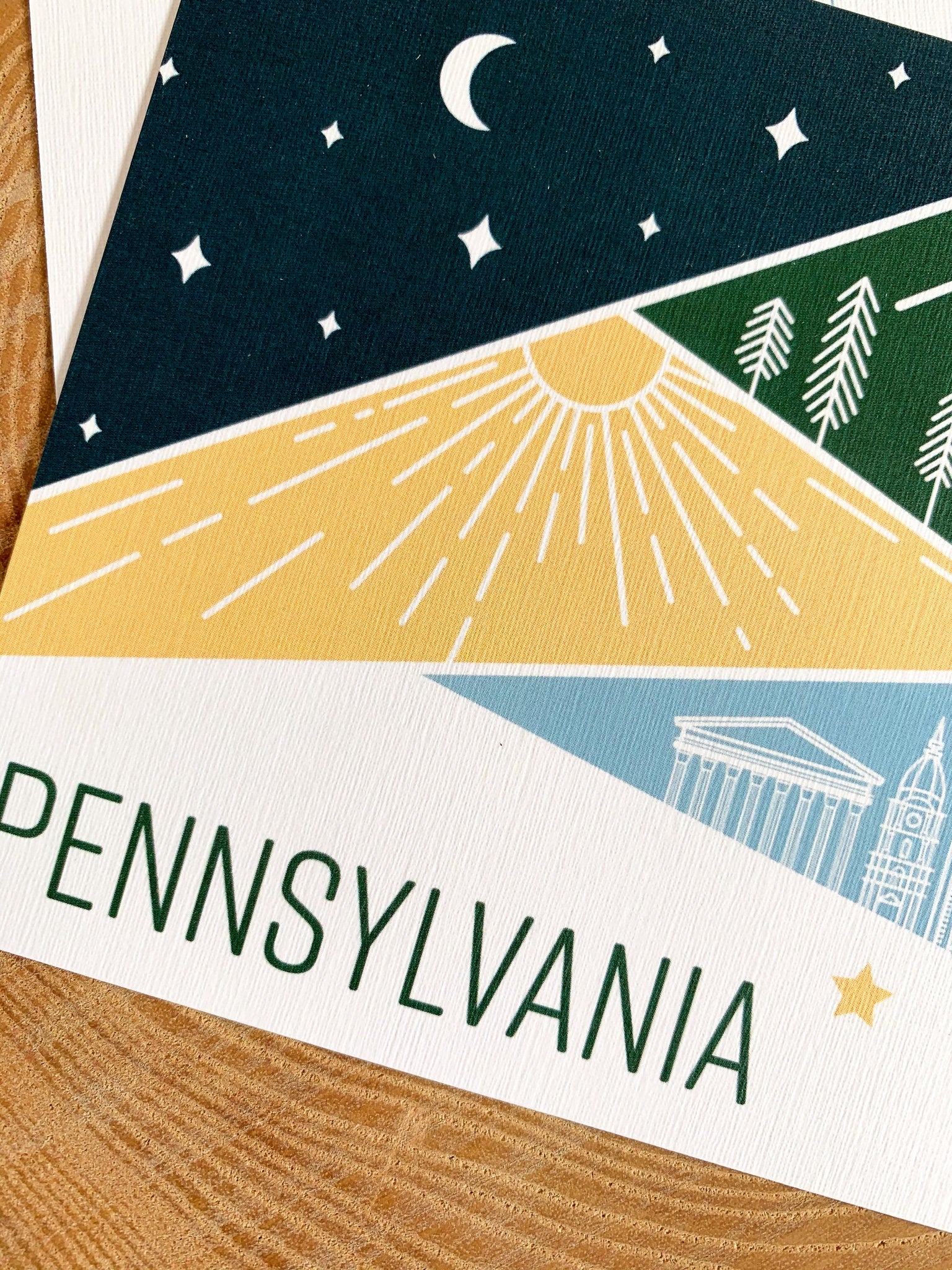 Pennsylvania State Postcard