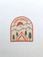 Happy Camper Sticker