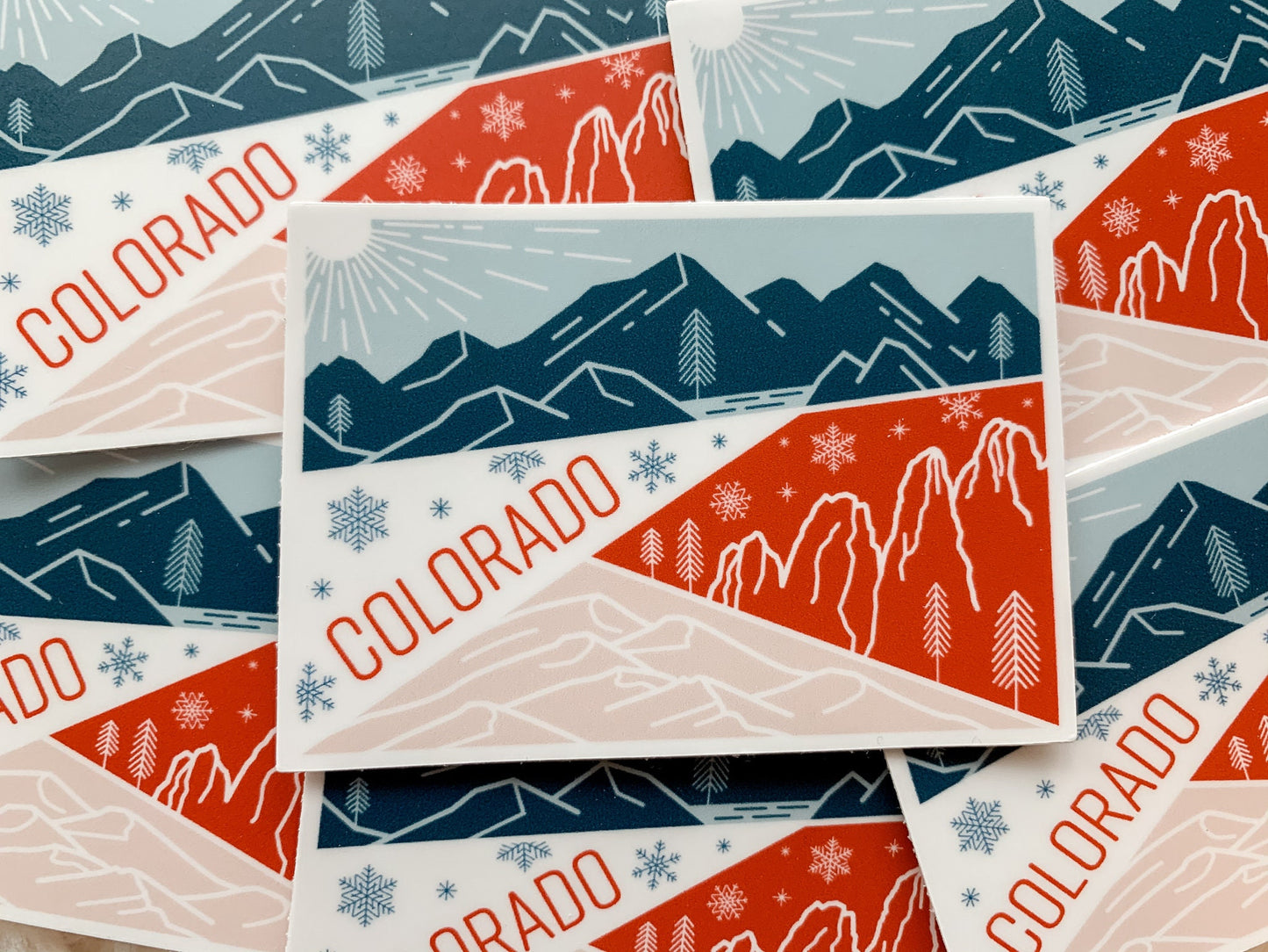 Colorado State Geometric Sticker