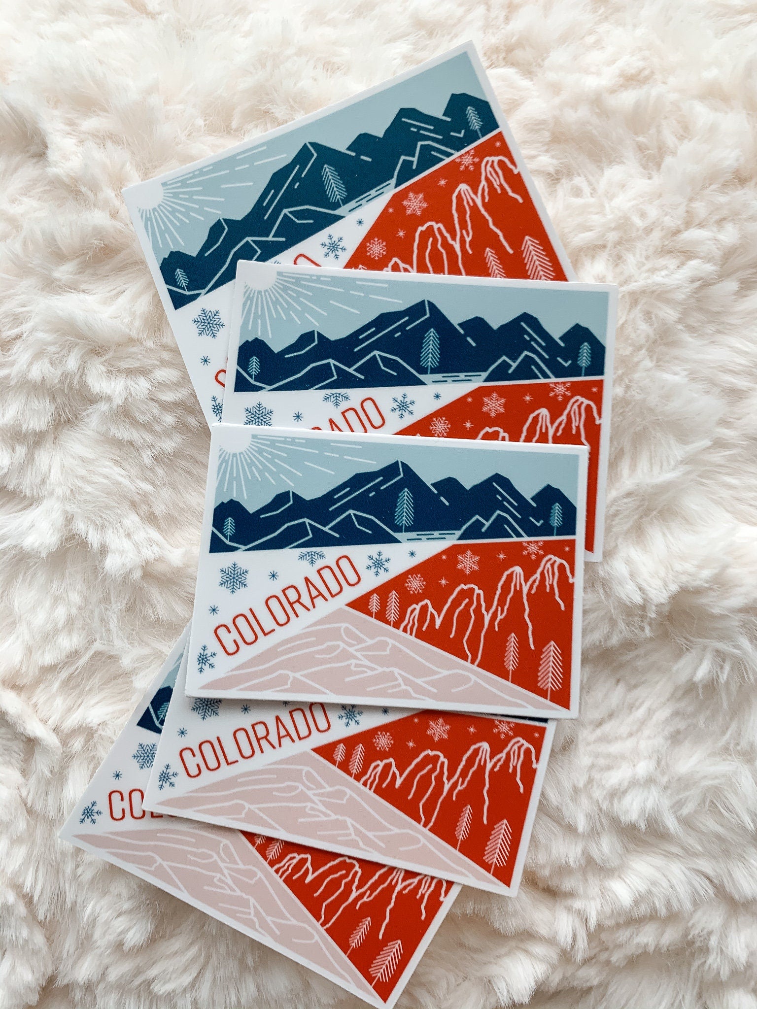 Colorado State Geometric Sticker