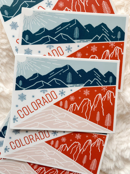 Colorado State Geometric Sticker