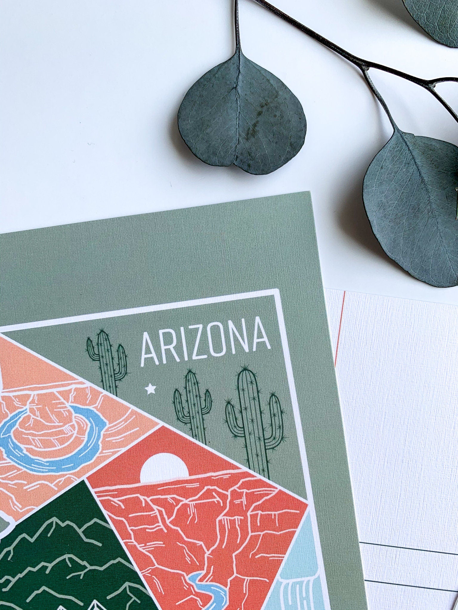 Arizona Travel Postcard