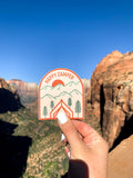 Happy Camper Sticker