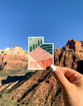 Utah State Geometric Sticker