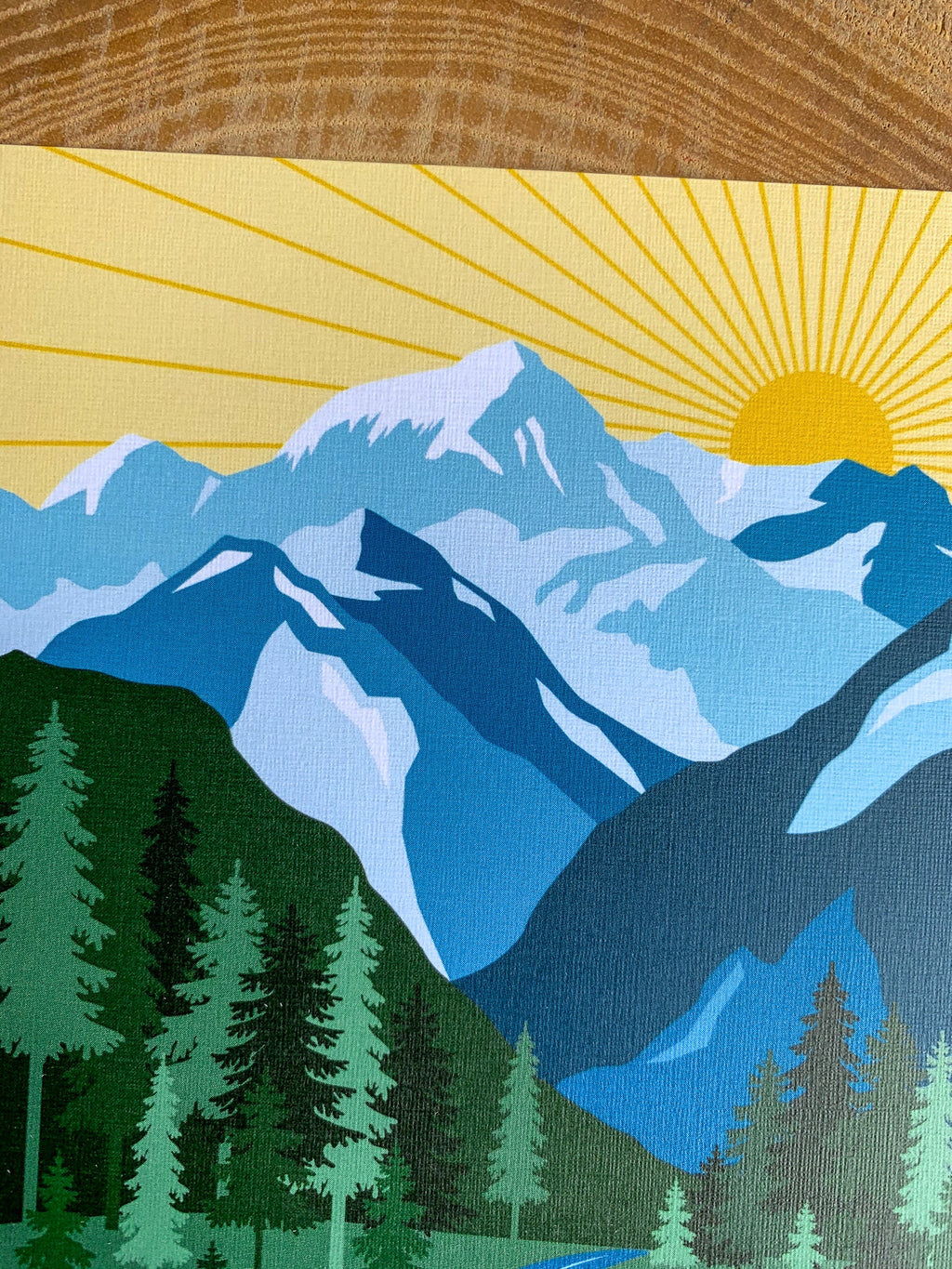 Colorado Mountains Postcard