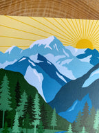 Colorado Mountains Postcard