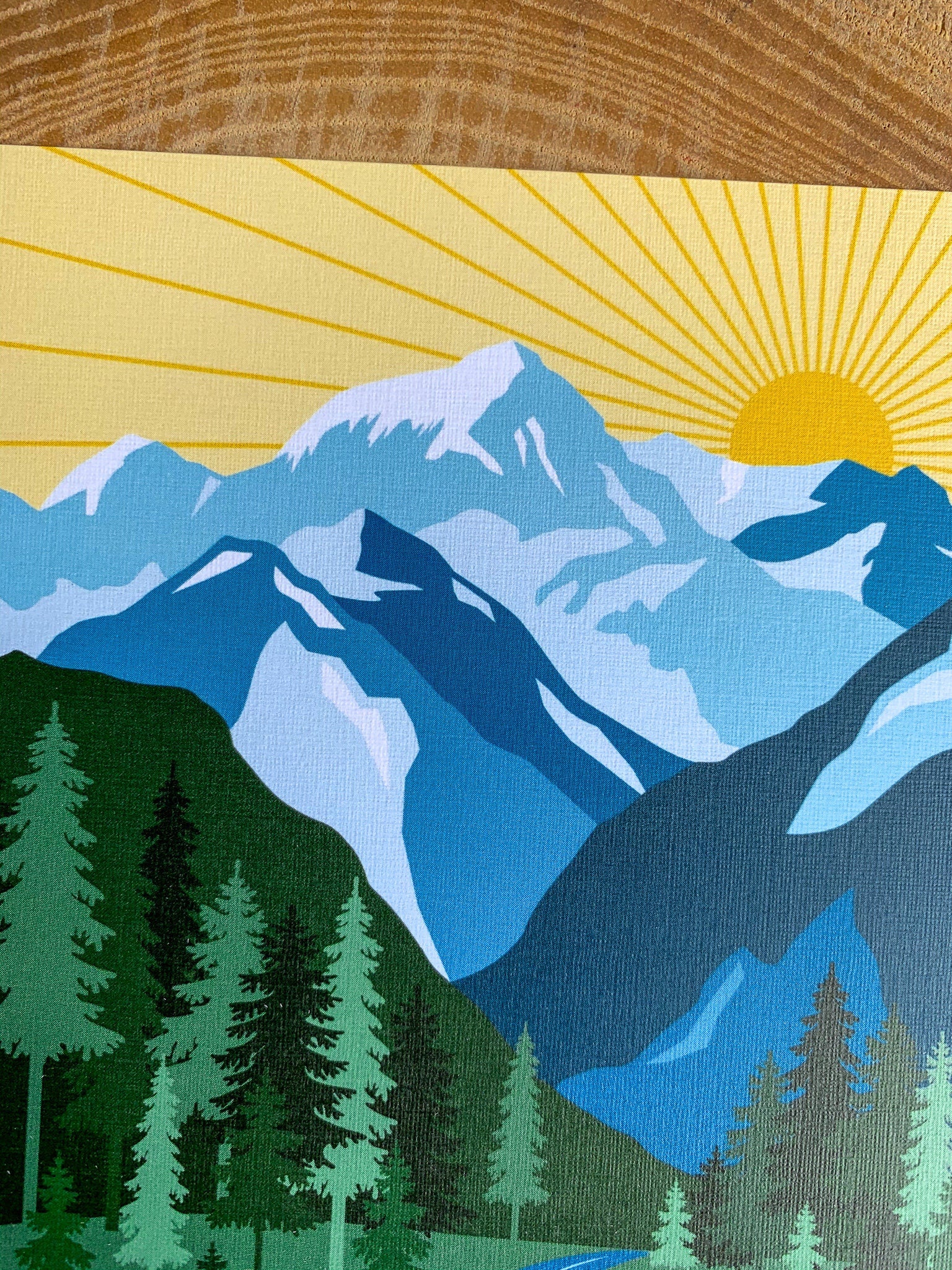 Colorado Mountains Postcard