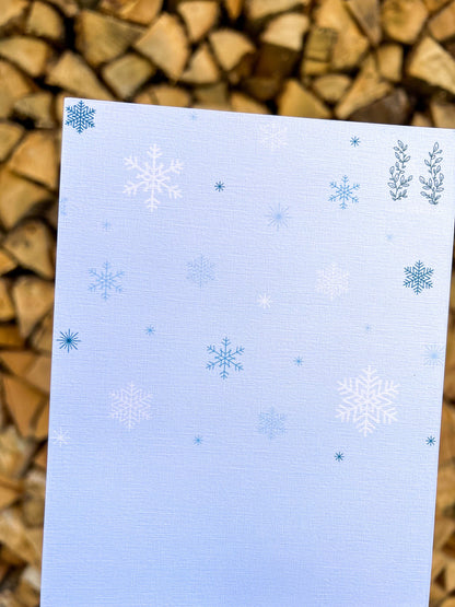 Dreaming of a White Christmas Flat Cards