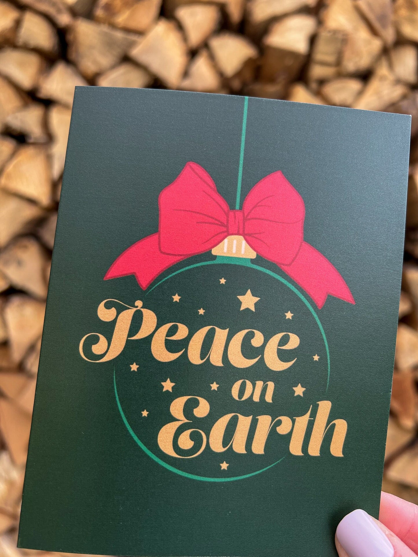 Peace on Earth Christmas Card