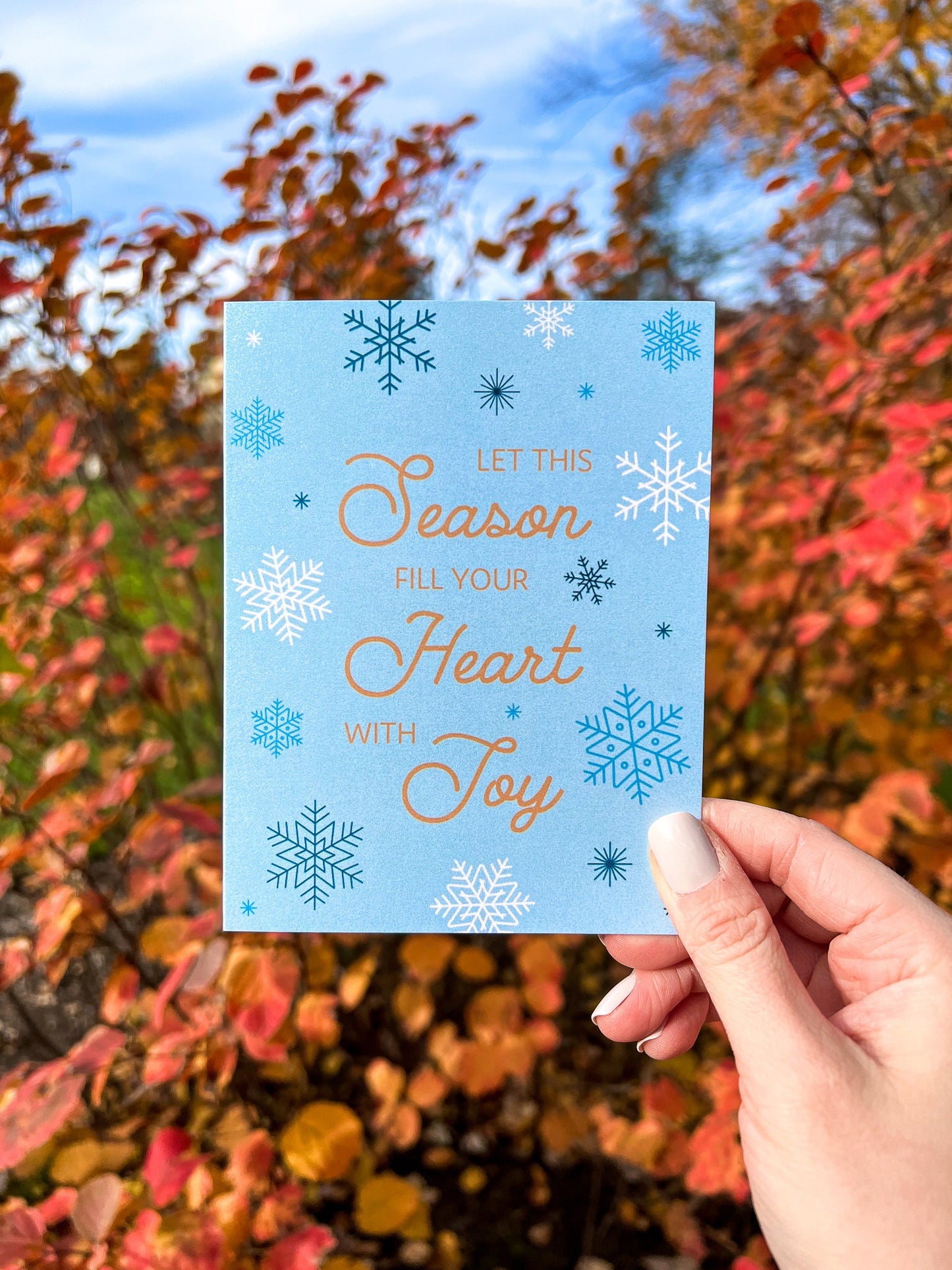Let This Season Fill Your Heart With Joy Christmas Card