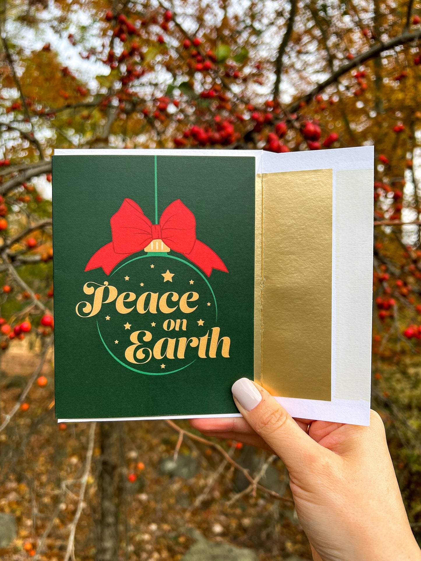 Peace on Earth Christmas Card