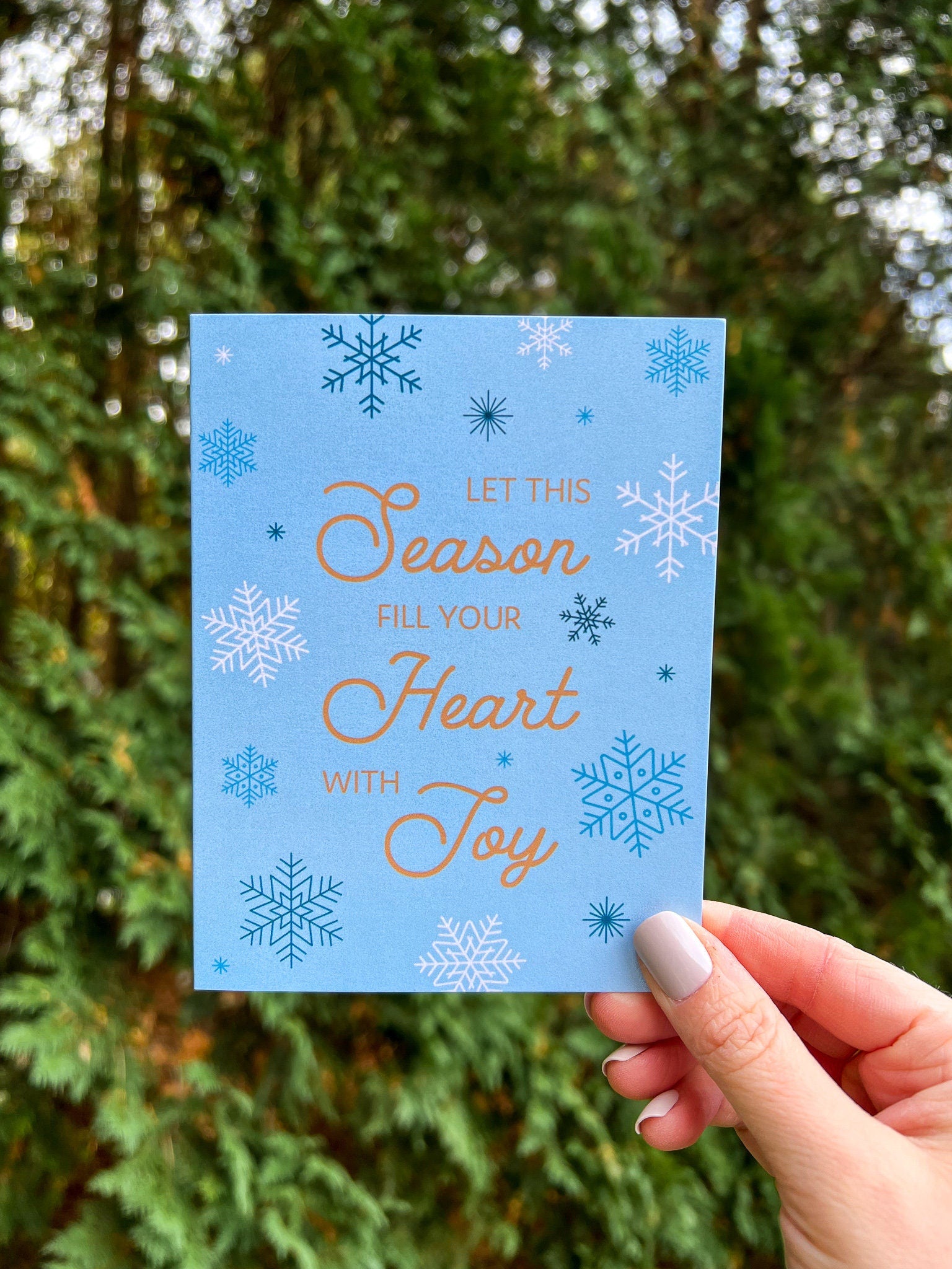 Let This Season Fill Your Heart With Joy Christmas Card