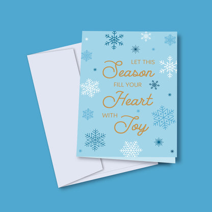 Let This Season Fill Your Heart With Joy Christmas Card