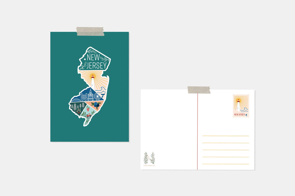 New Jersey Travel Postcard