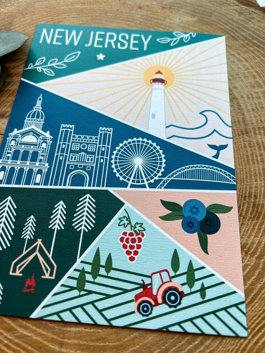 New Jersey State Postcard