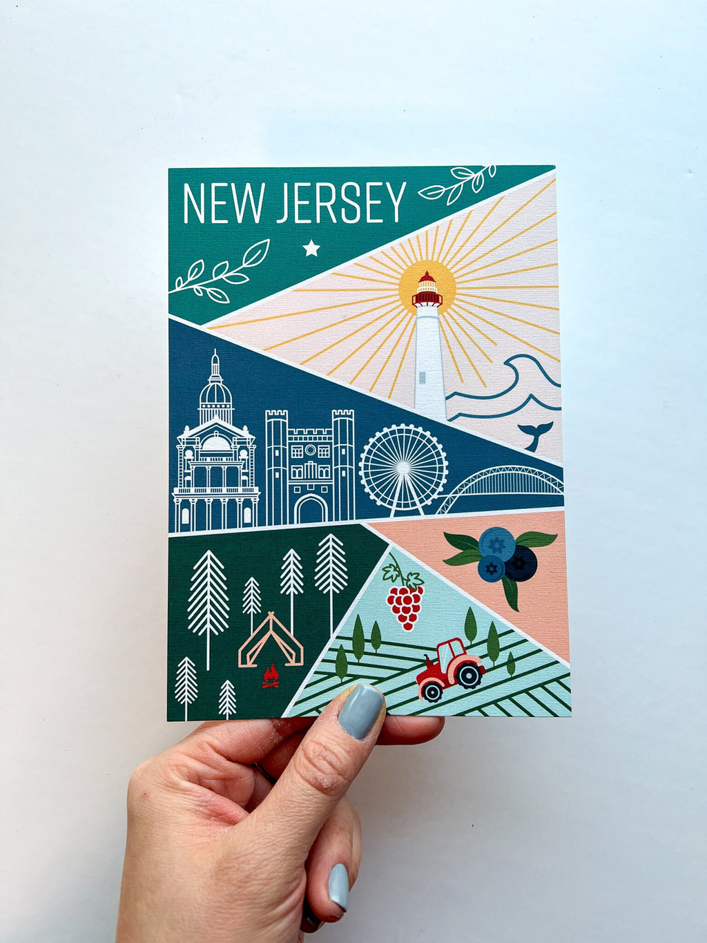 New Jersey State Postcard