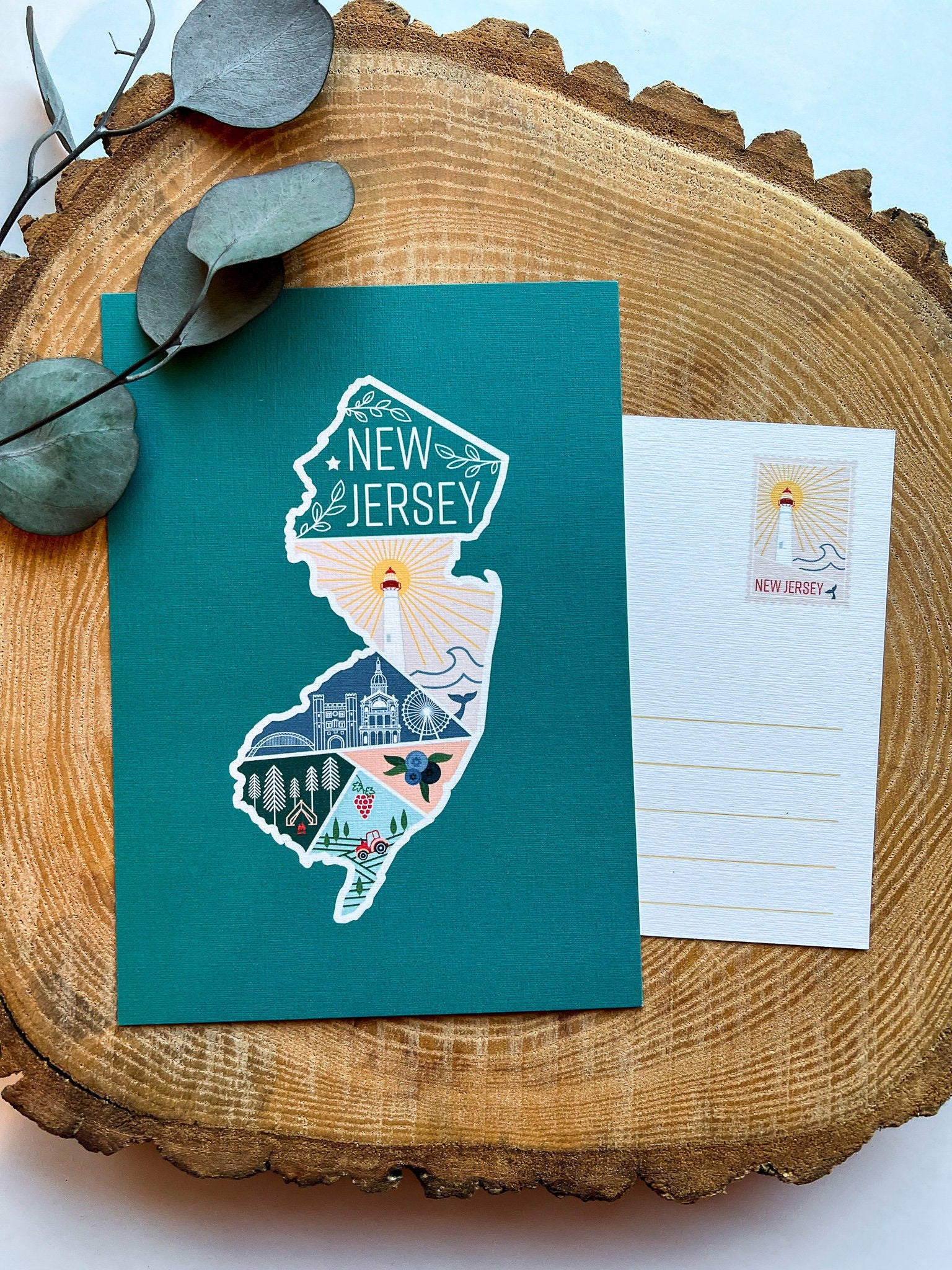 New Jersey Travel Postcard