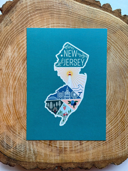 New Jersey Travel Postcard