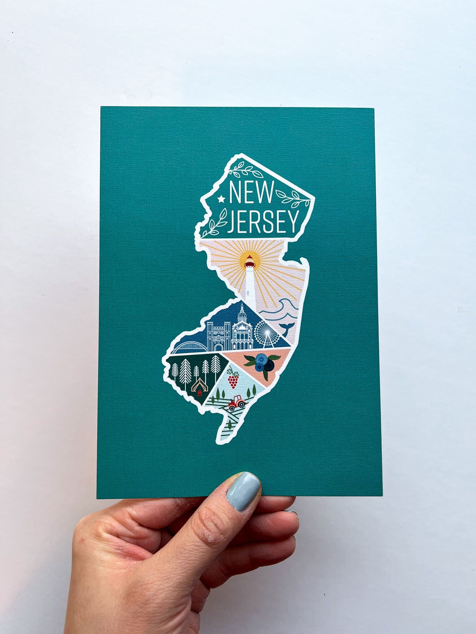 New Jersey Travel Postcard